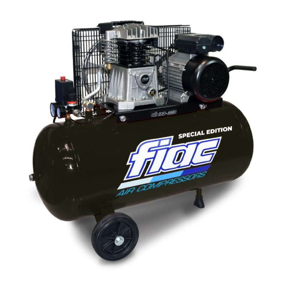 FIAC AB100/268N COMPRESSORE A PISTONE LT.100 HP3 NERO