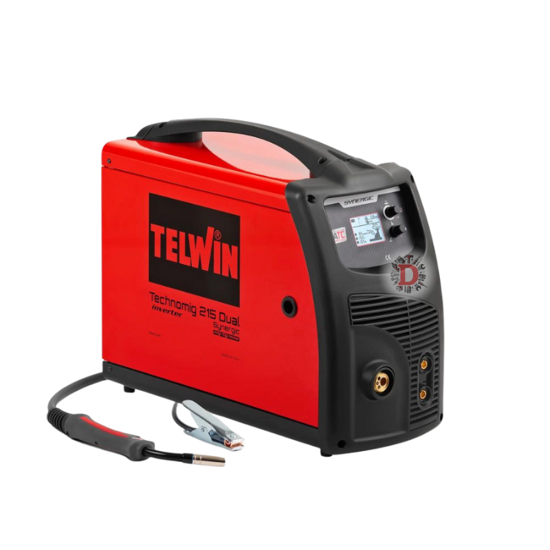 TELWIN SALDATRICE DUAL 215 INVERTER MULTIPROCESSO MONOFASE MMA-MIG/MAG-TIG