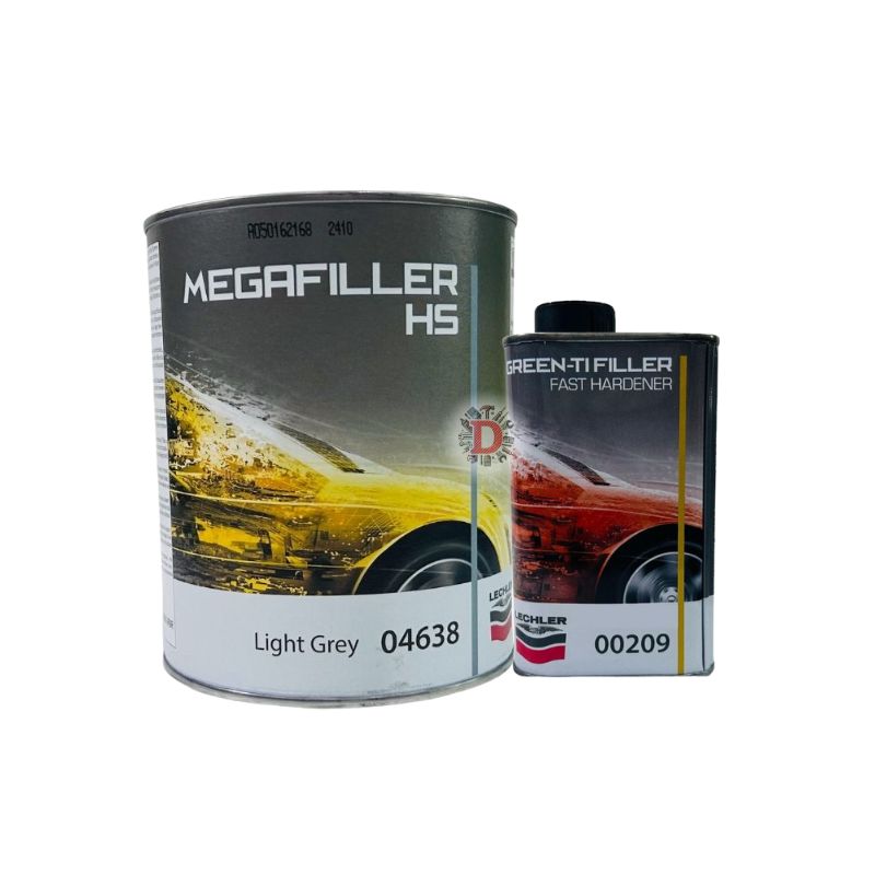 LECHLER 04638 FONDO RIEMPITIVO MEGAFILLER GRIGIO CHIARO 1 LT CON CATALIZZATORE