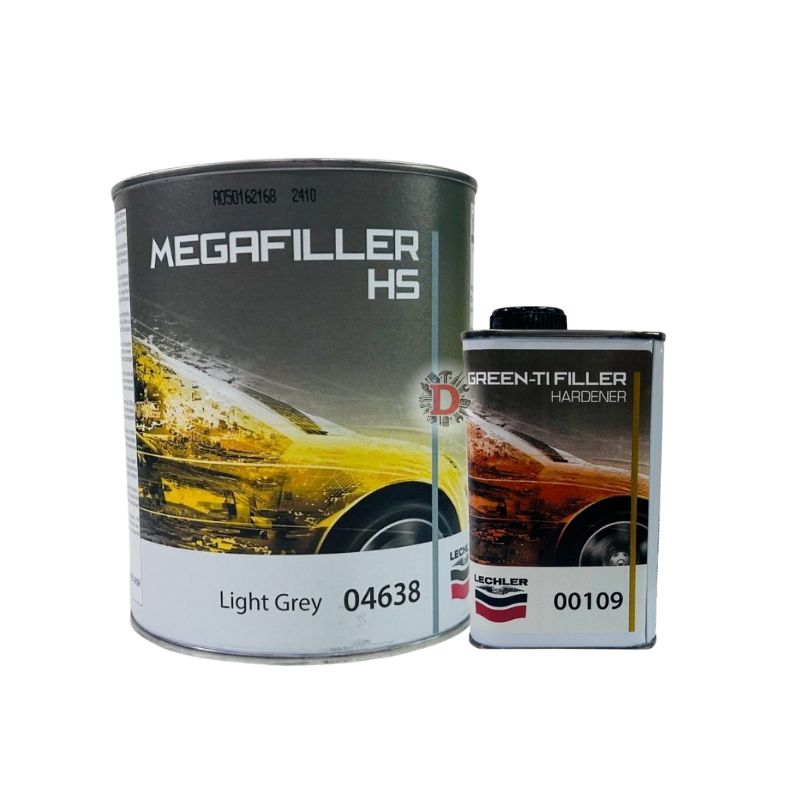 LECHLER 04638 FONDO RIEMPITIVO MEGAFILLER GRIGIO CHIARO 1 LT CON CATALIZZATORE