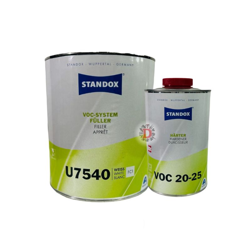STANDOX FONDO CATALIZZATO UNIVERSALE PER CARROZZERIA U7540 LT. 3,5 BIANCO-NERO-GRIGIO