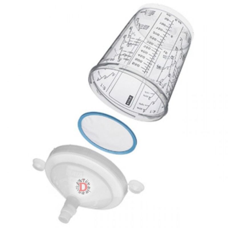 SATA 1010438 TAZZA 600ML PER TRASPARENTE BLU
