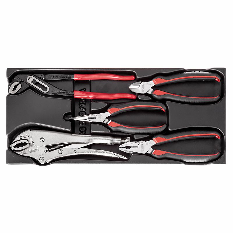 USAG 519/150AX ASSORTIMENTO PINZE COMPLETO PTOFESSIONALE PER OFFICINE 5 PZ