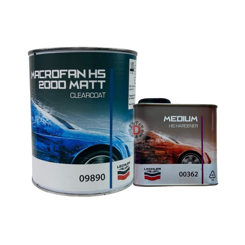 LECHLER 09890 TRASPARENTE OPACA ACRIFAN 2000 1 LT