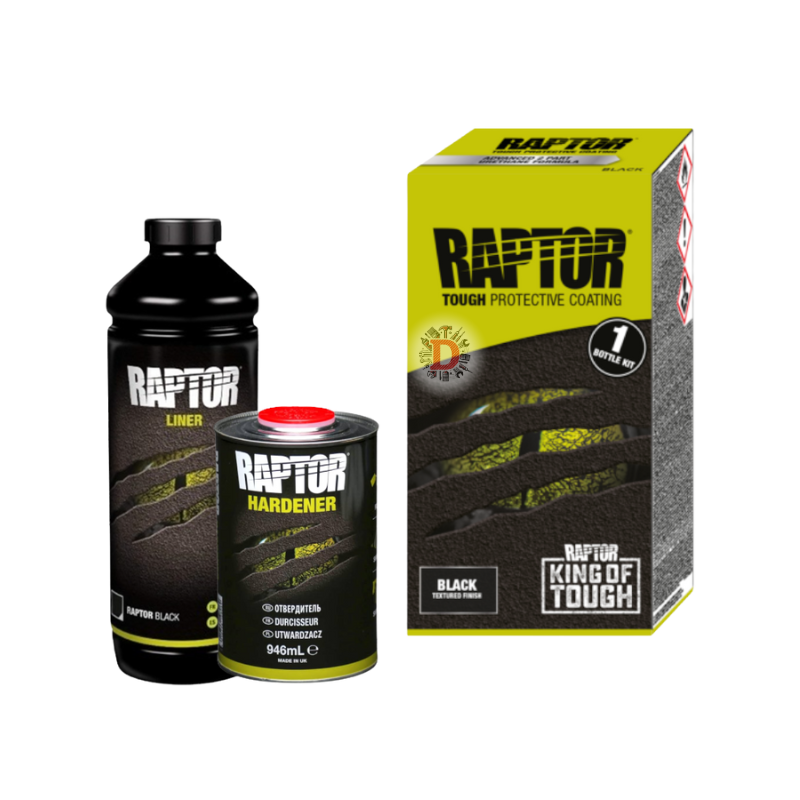 VERNICE RAPTOR SUPER RESISTENTE PROTETTIVA LAVABILE E COLORABILE CON CATALIZZATORE LT 1+0.5